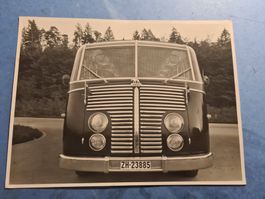 BERNA AUTOCAR  GANGLOFF FOTO 1950 VINTAGE COLLECTION