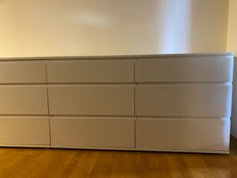 Kommode weiss mit 6 Schubladen top Zustand