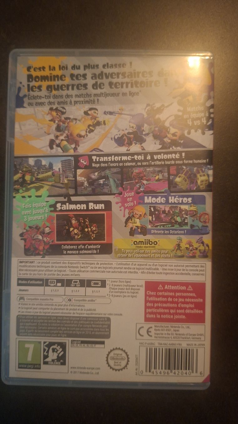 Giochi: Splatoon 2 Switch – Usato da Cudrefin venduto da fab_8rm6 1