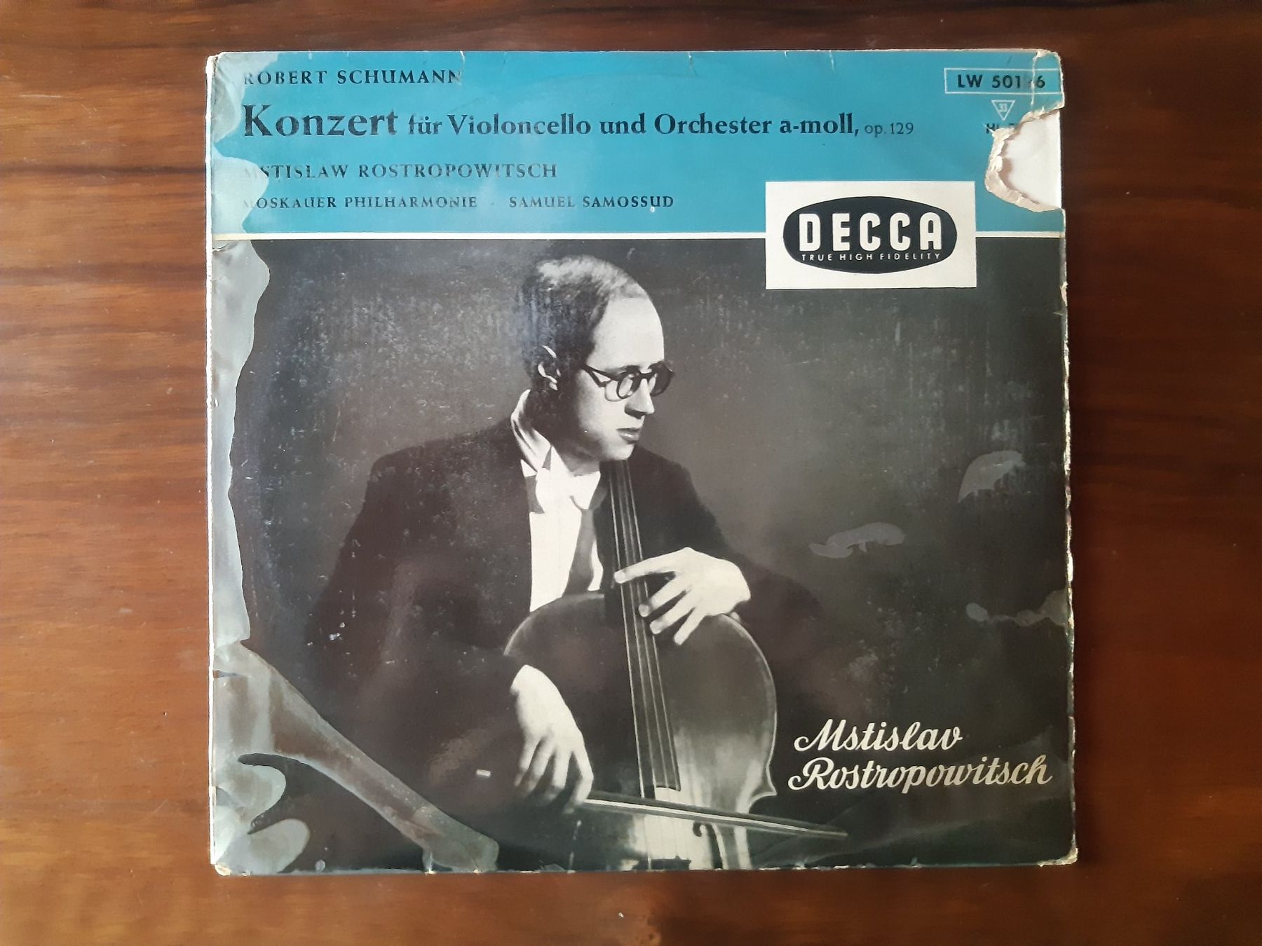Dischi in vinile: Schumann, Rostropowitsch, Samossud - Konz A-moll, Op. 129 – Usato da Verscio venduto da giamma1985