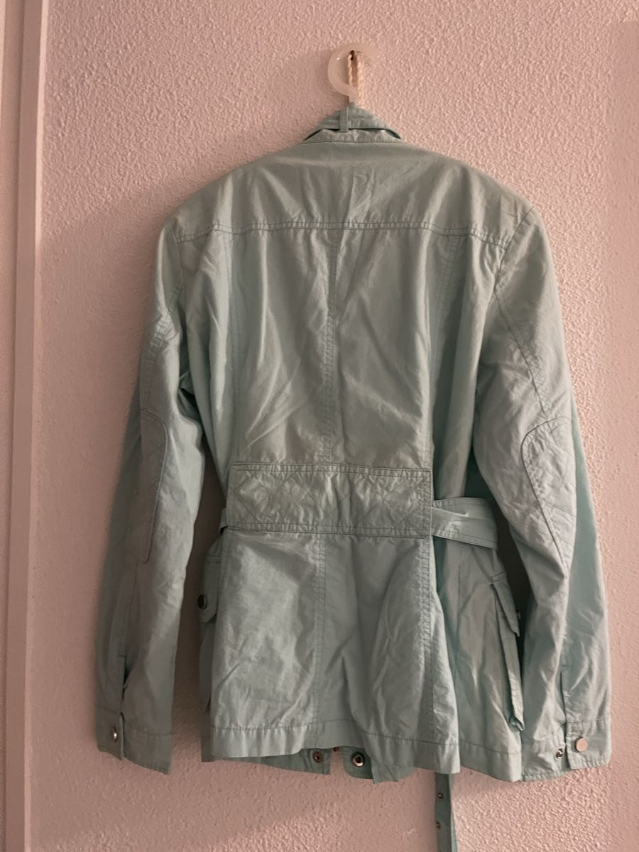 Giacche: Kenny S. Mint Green Jacket Size 38 Cotton Blend Spring! – Nuovo (secondo la descrizione) da Winterthur venduto da shp_xcc5 2