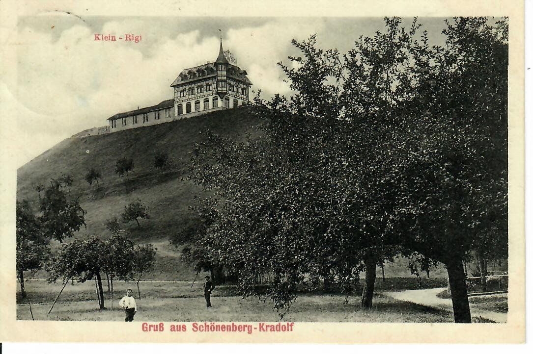 Cartoline postali: Gruss aus Schönenberg - Kradolf / klein Rigi  1911 – Usato da Hochdorf venduto da Ziegel-16