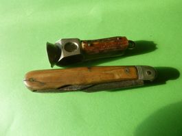 Taschenmesser und ANGELO Schneider mit Horn