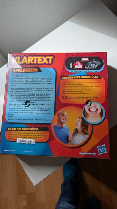 Hasbro Giochi: Klar Text Spiel...Originalverpackt – Nuovo e nell'imballaggio originale da Winznau venduto da Delphin65 1
