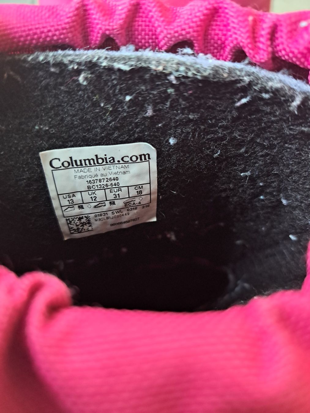 Columbia Scarpe per ragazze: Columbia Schneestiefel Gr 31 – Usato da Bünzen venduto da nagyagi111mail 2