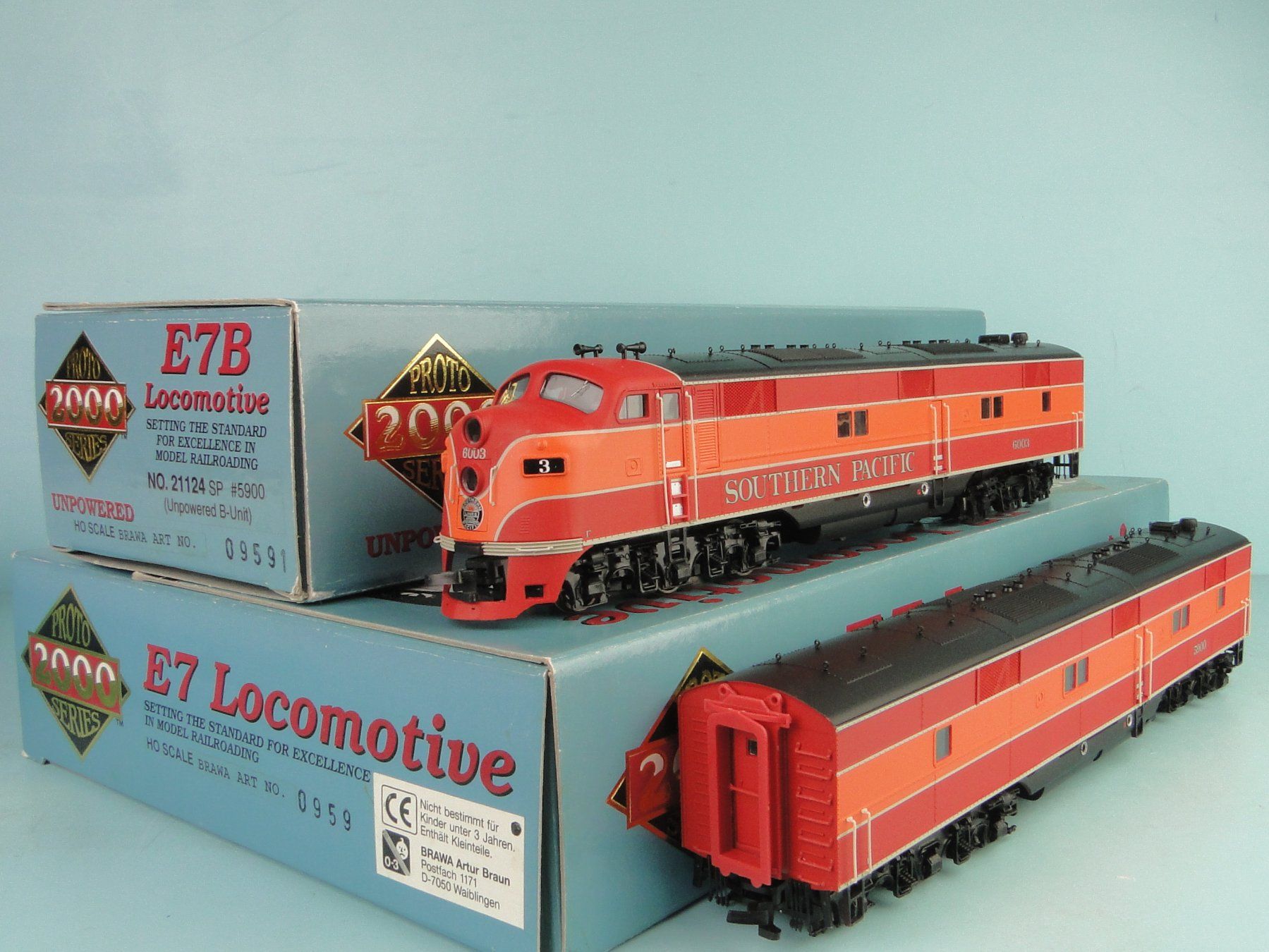 Modellini di ferrovie: Proto/Brawa H0  0959 und 09591 E7 & E7B SP – Usato da Bülach venduto da cann11