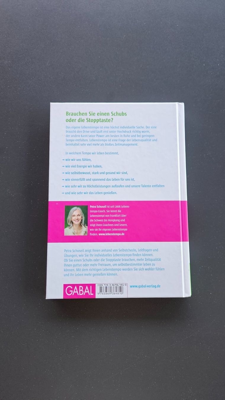 Libri: Finde dein Lebenstempo - Petra Schuseil – Usato da Thun venduto da nic_n2wf 1
