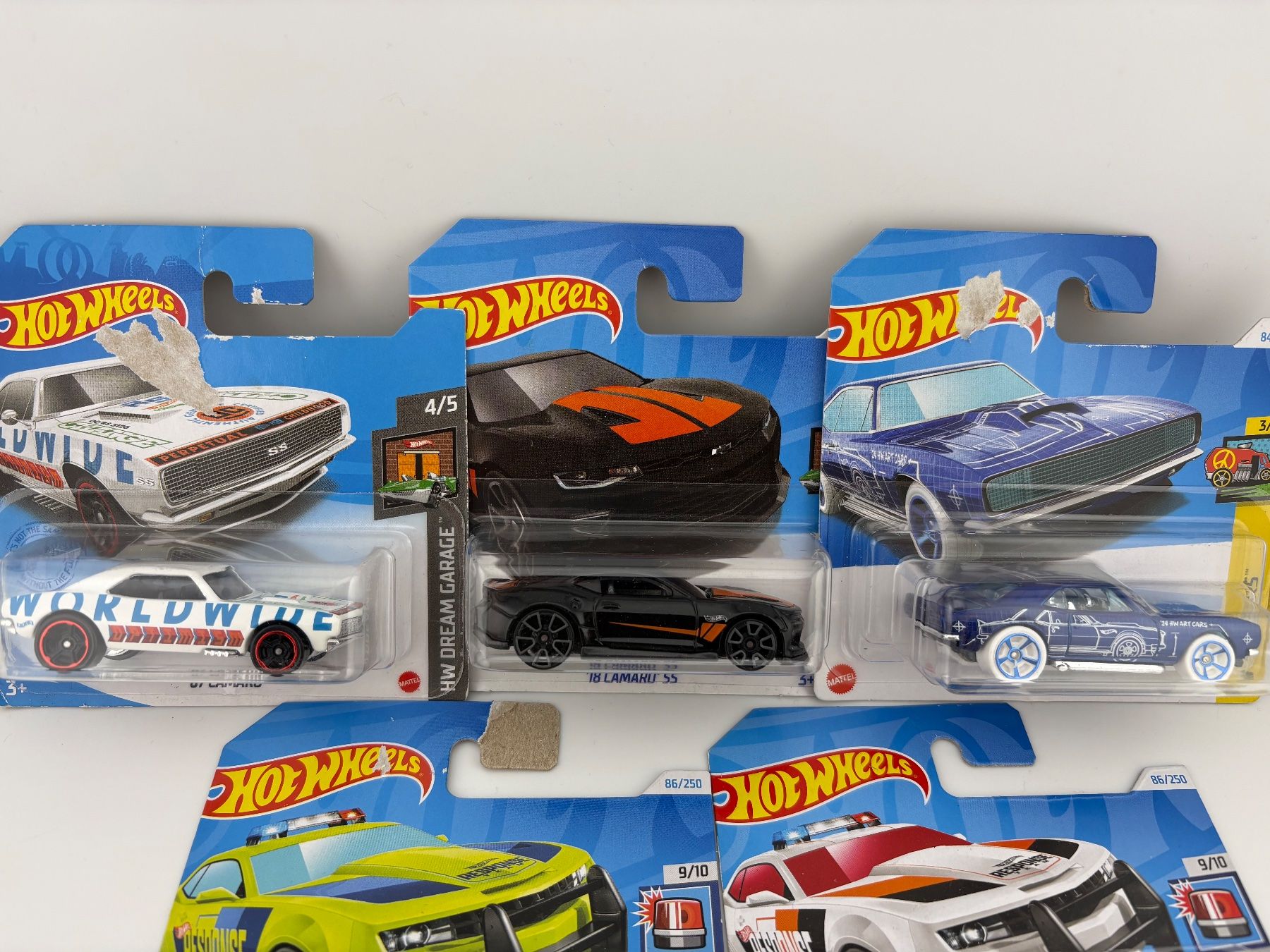 Hot Wheels Modellini d'auto: 7 Hot Wheels Chevy Camaro Mix 49 – Nuovo (secondo la descrizione) da Flawil venduto da HeisseReifen 1