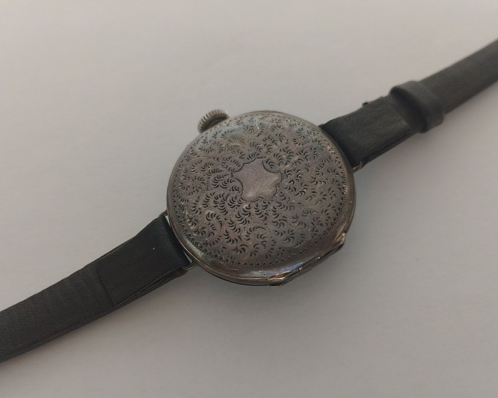 Orologi: Antike Silber Trench-Watch um 1900 – Usato da Basel venduto da Givens_Watches 3
