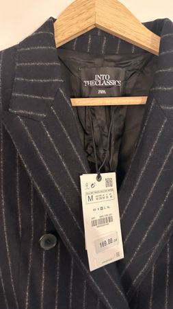 Zara Streifen Blazer Grösse M 