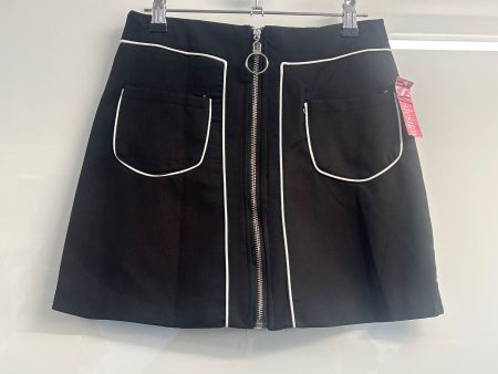 Minirock mit Reissverschluss, schwarz Grösse 36, neu!