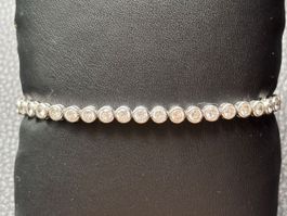 Bracelet tennis argent 925 et zirconium