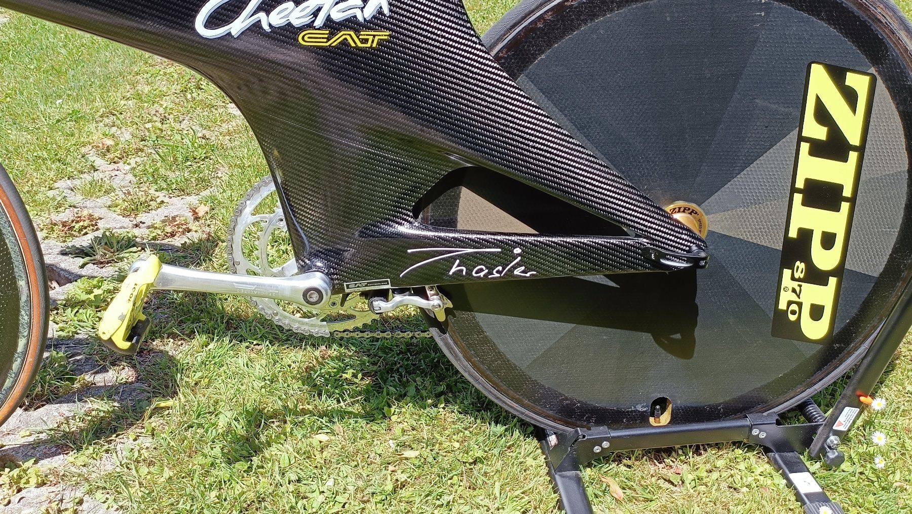 Velos: Cheetah Cat, Kult- und Sammler CarbonTriathlonRennrad ca1998 – Gebraucht aus Aathal-Seegräben von Jazz1518 3
