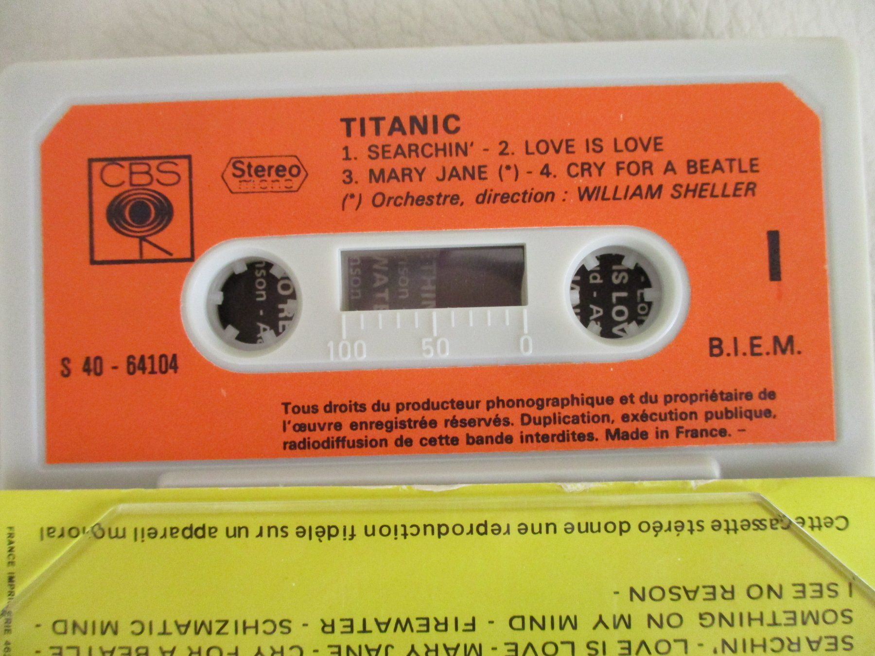 Musicassette: Titanic – Titanic – Usato da Liestal venduto da Disc-Point 2