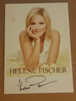 Helene Fischer - signierte Autogrammkarte