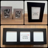 Diverse originelle Fotorahmen mit Stauraum
