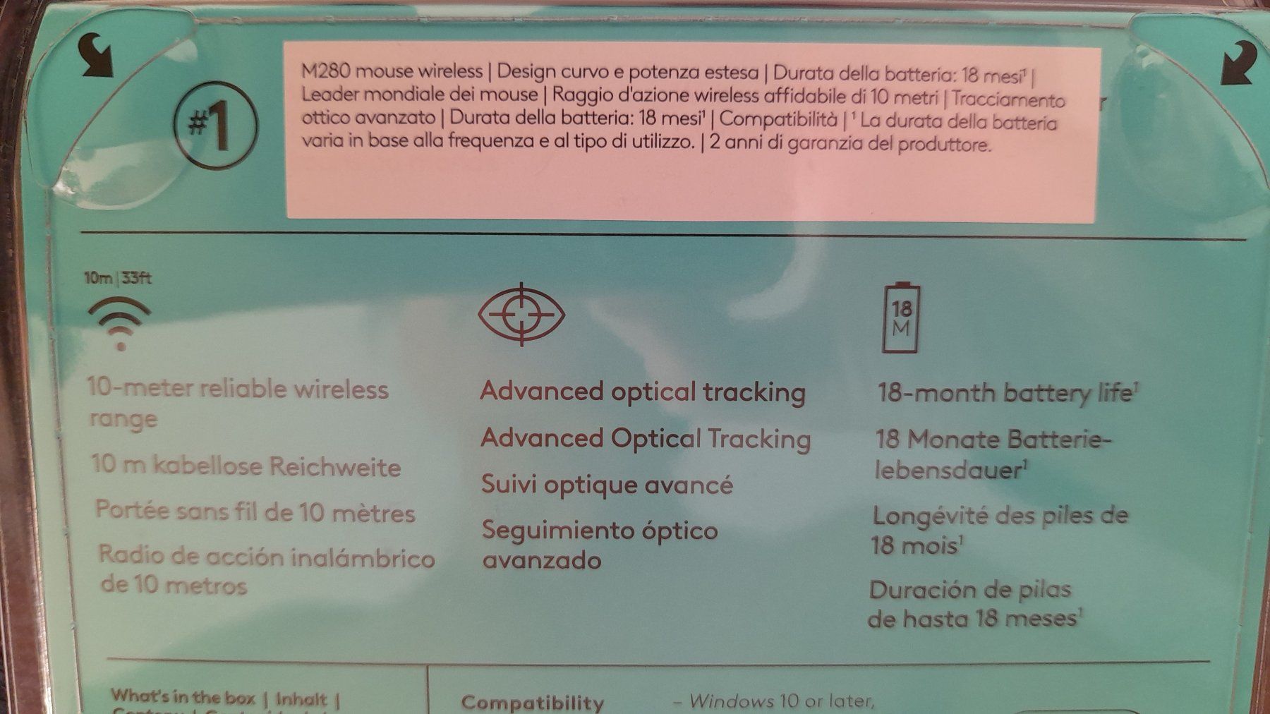 Logitech Mouse: Logitech M280 Kabellose Maus – Nuovo e nell'imballaggio originale da Bern venduto da Debo99 4