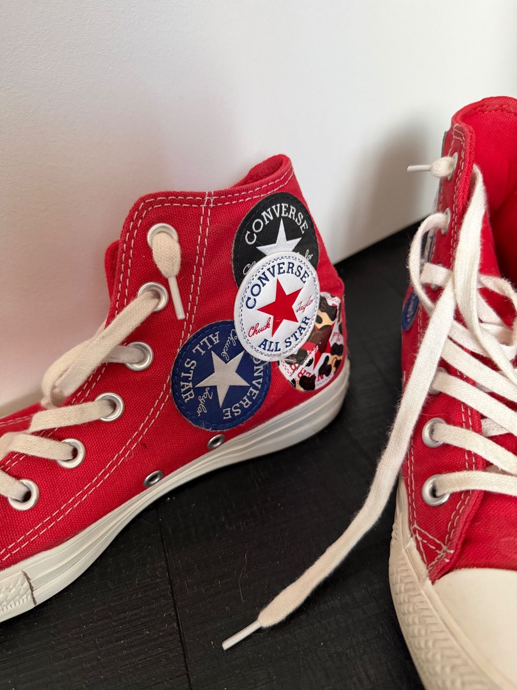 Converse Scarpe da uomo: Converse rouge EUR 37.5 – Usato da Posieux venduto da evs_57x2 1