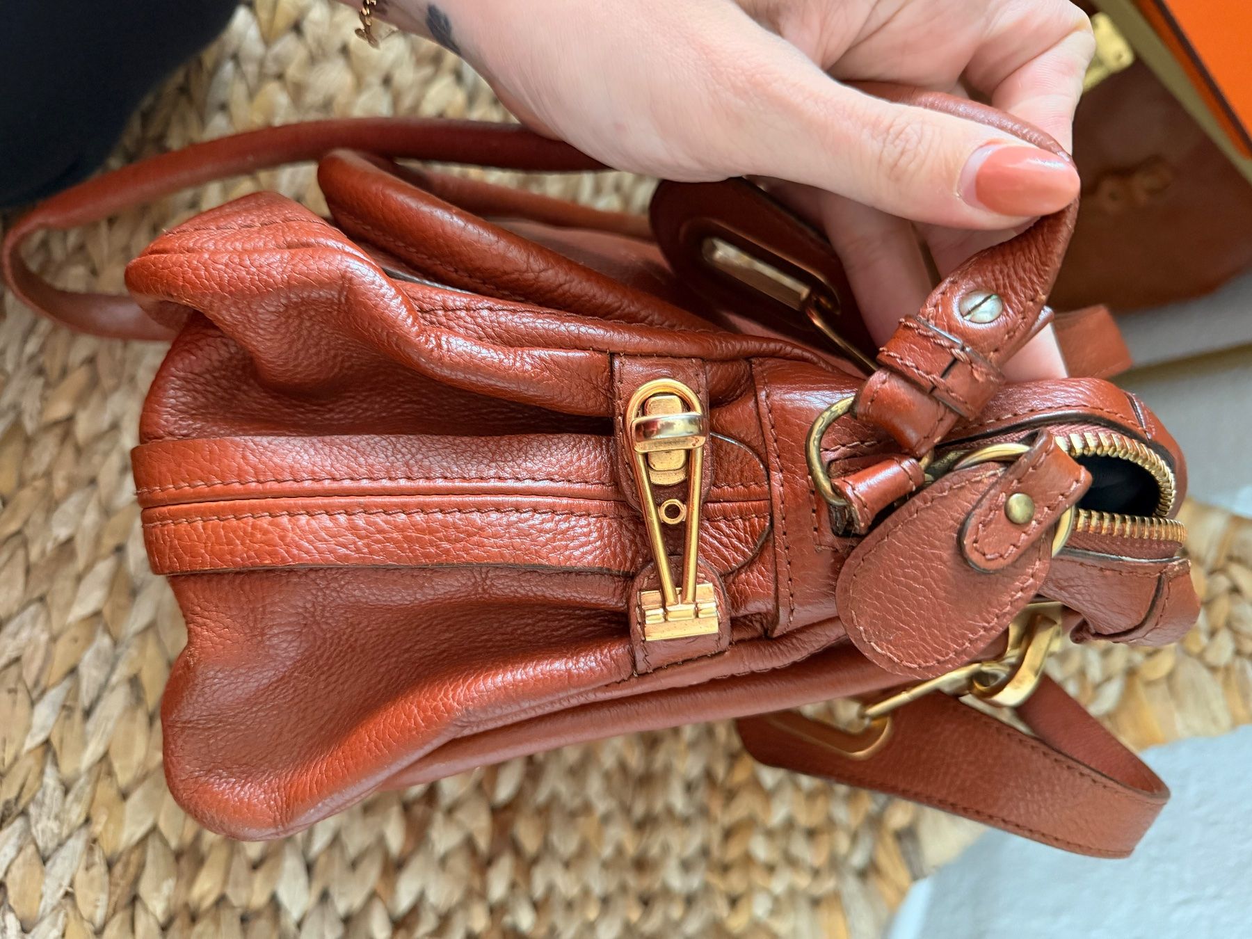 Chloé Taschen für Damen: Chloe Paratay Tasche rost – Gebraucht aus Samstagern von flowergirlshop 4