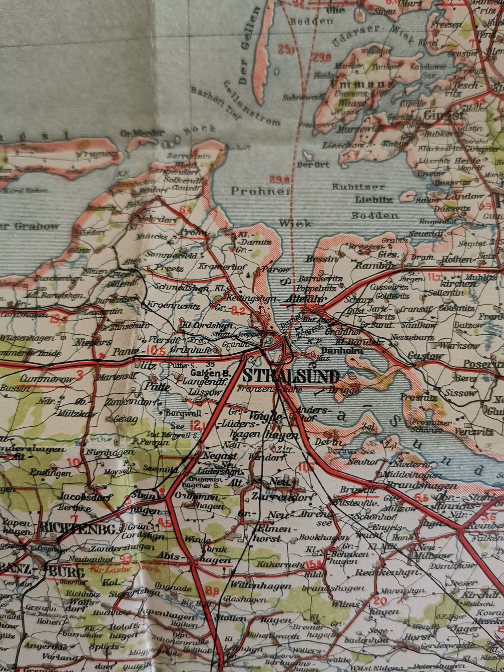 Cartine & Atlanti: Continental-Strassenkarte 5 Rostock – Usato da Richterswil venduto da Milan777 5