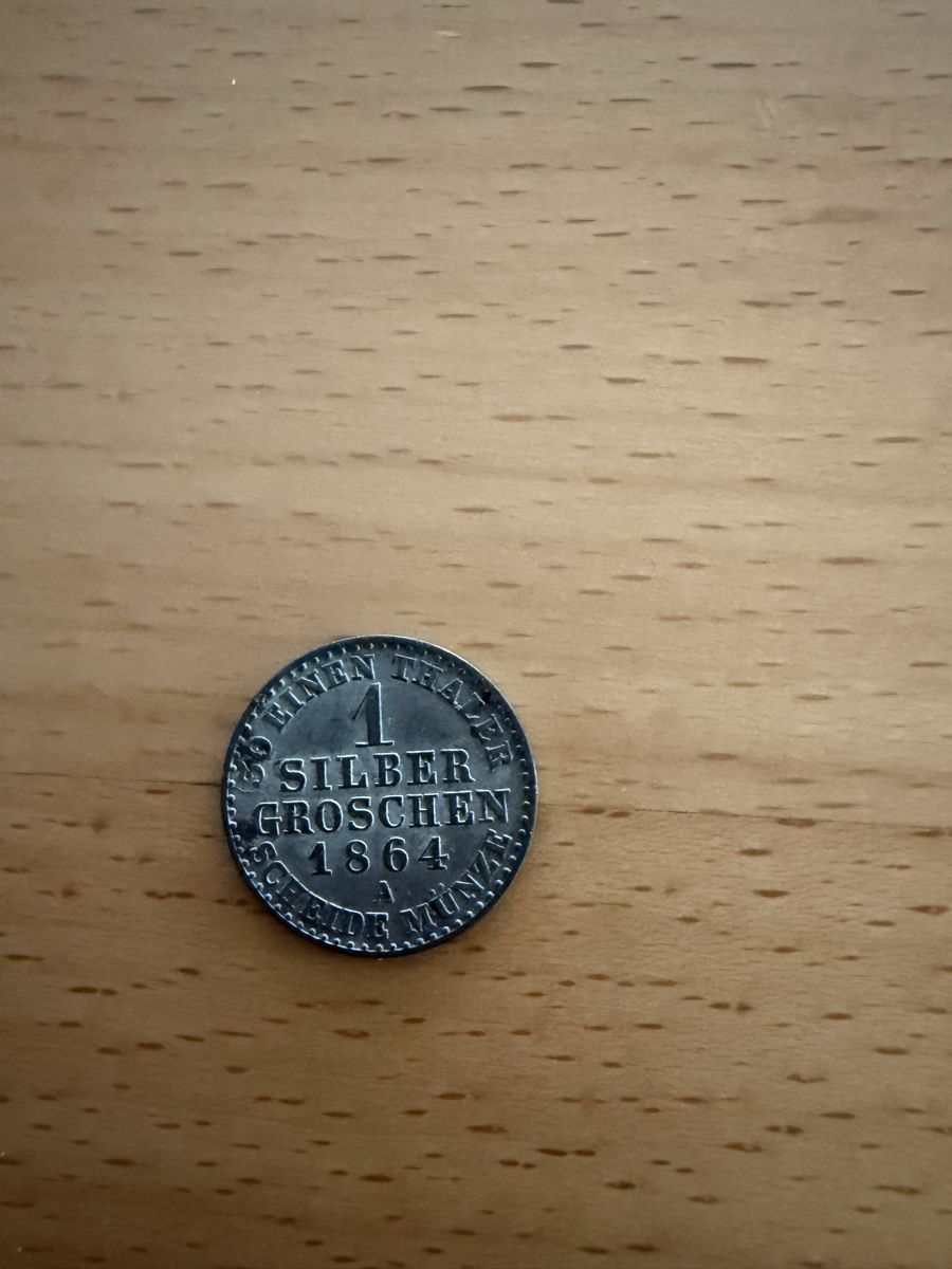Tutti le monete: Münze Preussischer Silbergroschen 1864 – Usato da Schüpfen venduto da Diego2211