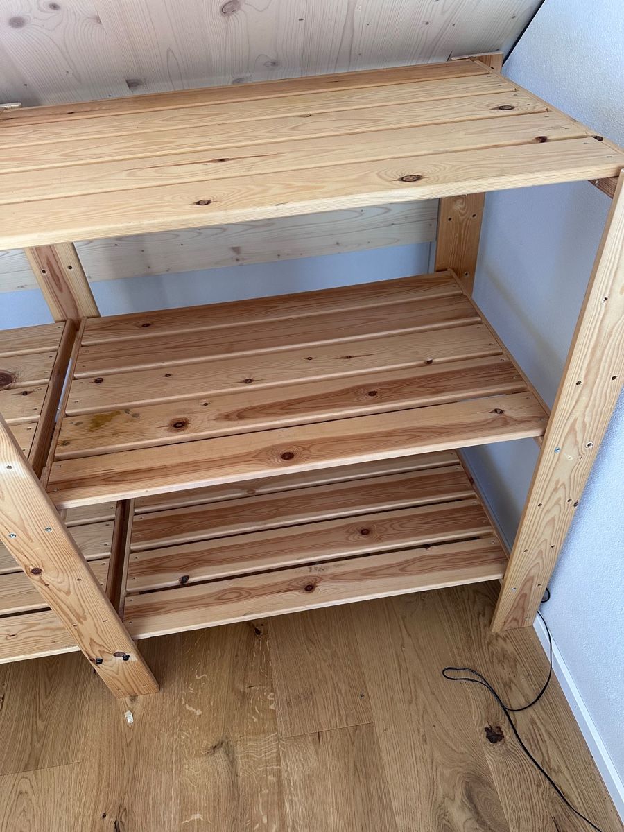 Articoli in legno: IKEAHolz Regal drei Elemente gebraucht – Usato da Othmarsingen venduto da Sandra-24 4