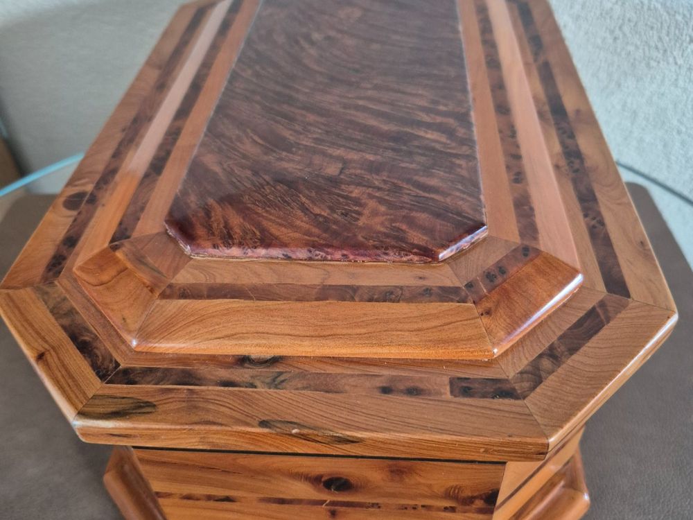 Boîte D'attache Vintage En Bois - Marron - Pour Leurres, Bijoux, Outils - Boîte Uniquement