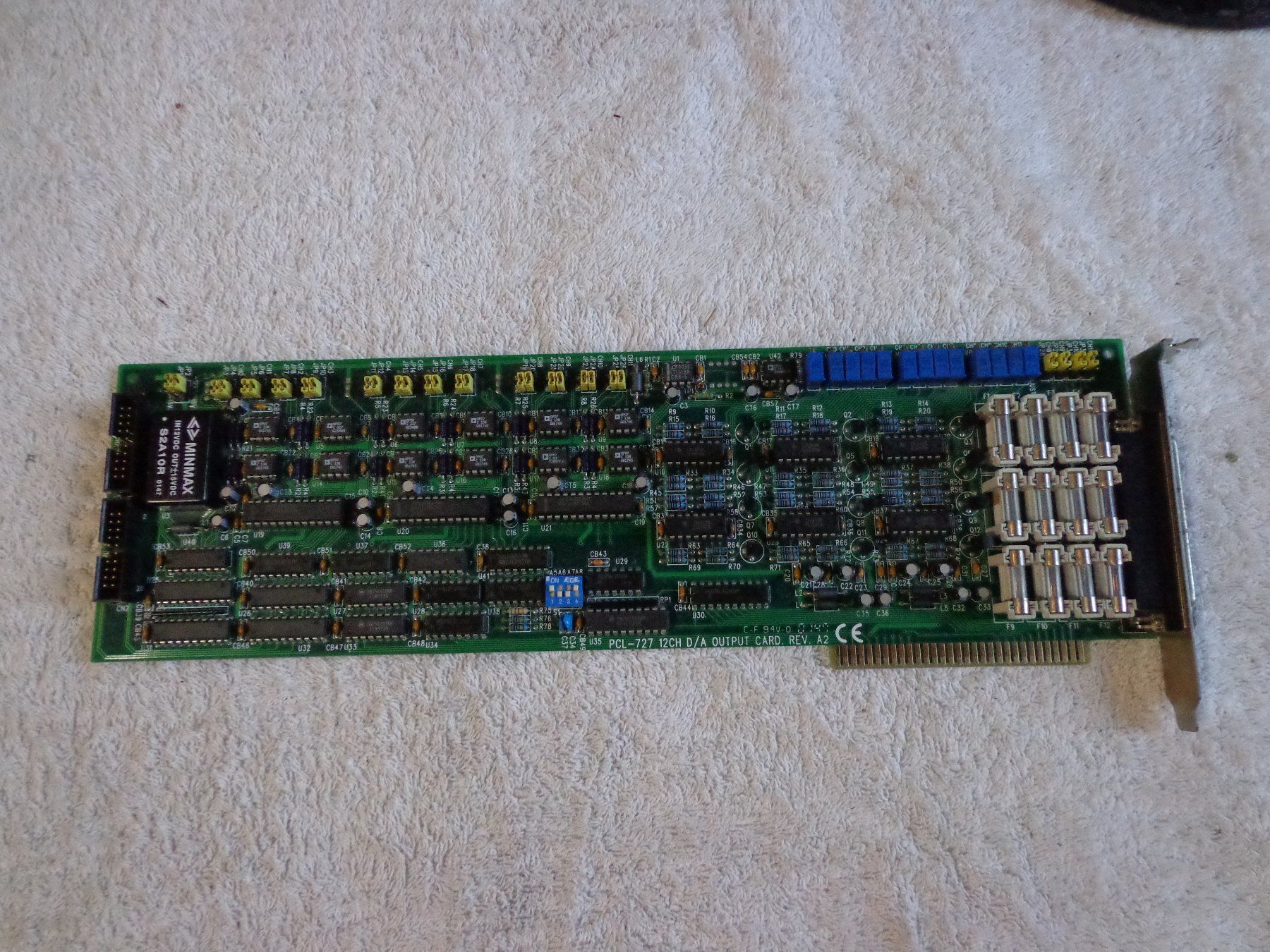 Componenti elettronici: PCL-727 12Ch D/A Output Card Advantech ISA – Usato da Ligornetto venduto da Faffarel