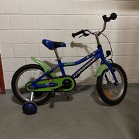 Crosswave "Doggy" Kinderfahrrad 16 Zoll mit Stützrädern