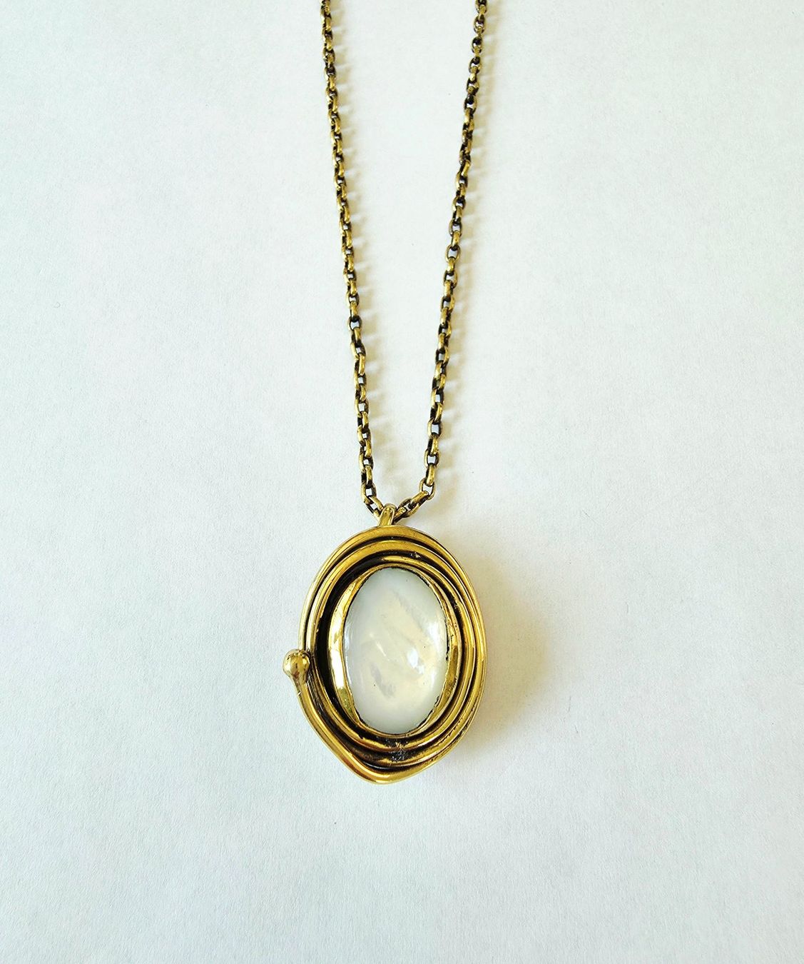 Catenine: Elegantes Collier mit edlem Perlmutt - Neu – Nuovo e nell'imballaggio originale da Uetikon am See venduto da Springdream 2