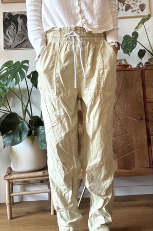Leichte Sommerhose Lyocell H&M in Gr. M, gelb 🌻