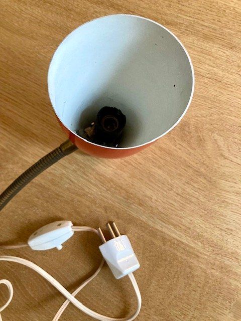 Lampen: Tischlampe rot - mid century – Gebraucht aus Luzern von Rsubita 3