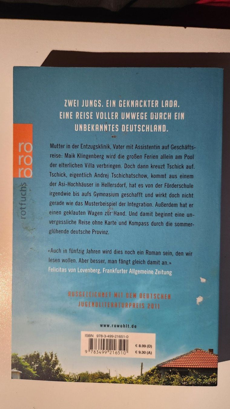 Libri: Wolfgang Herrndorf: Tschick – Usato da Dietikon venduto da Buchantiqdietikon 1