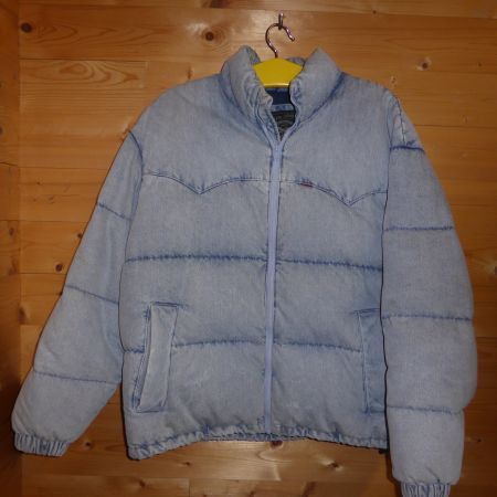 Daunenjacke/Jeansjacke LEVI'S STRAUSS, Gr. M / VINTAGE