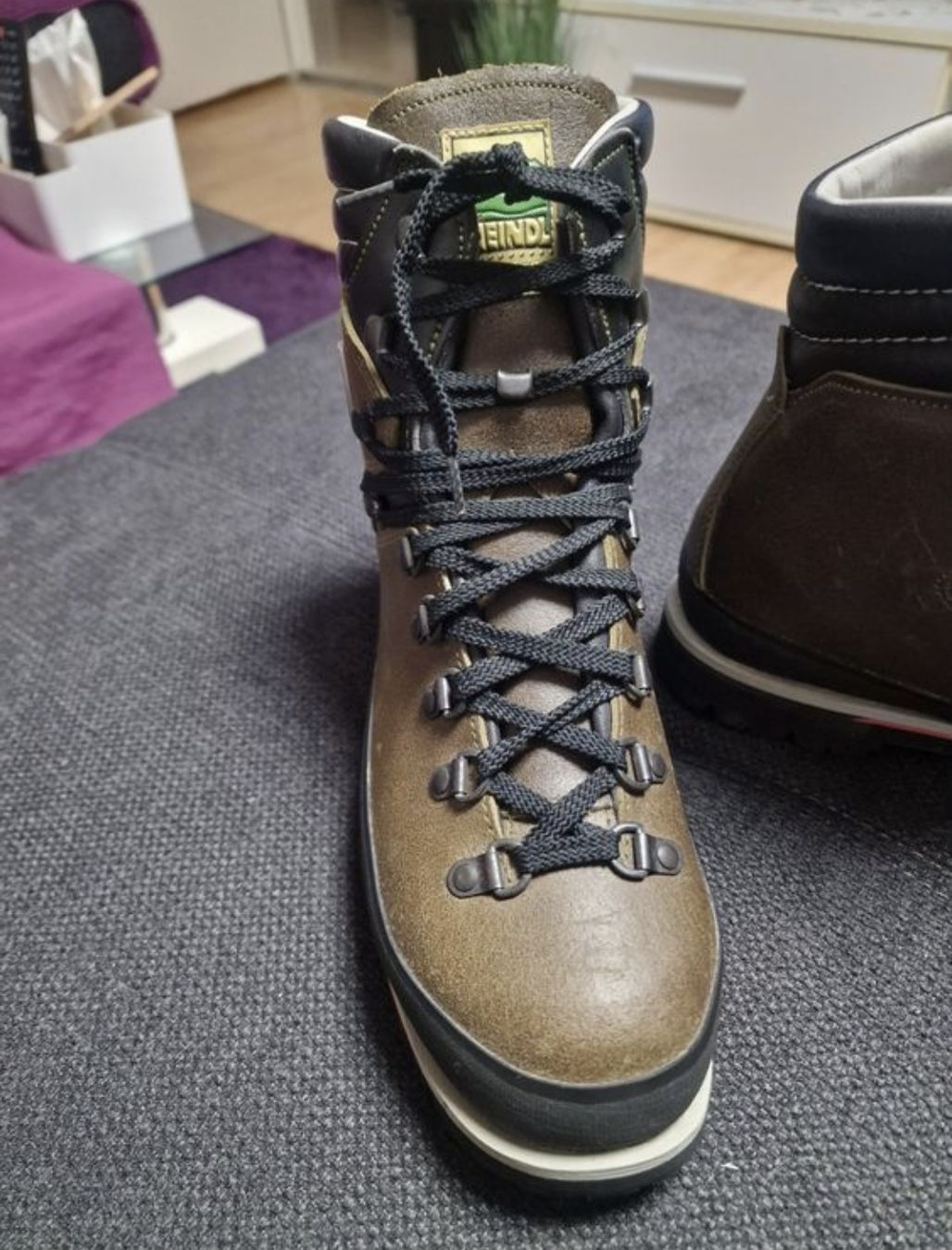 Meindl Scarpe da uomo: Meindl Wanderschuh Goretex, Grösse 43, Top Zustand – Nuovo (secondo la descrizione) da Chur venduto da Stechmuecke21 3