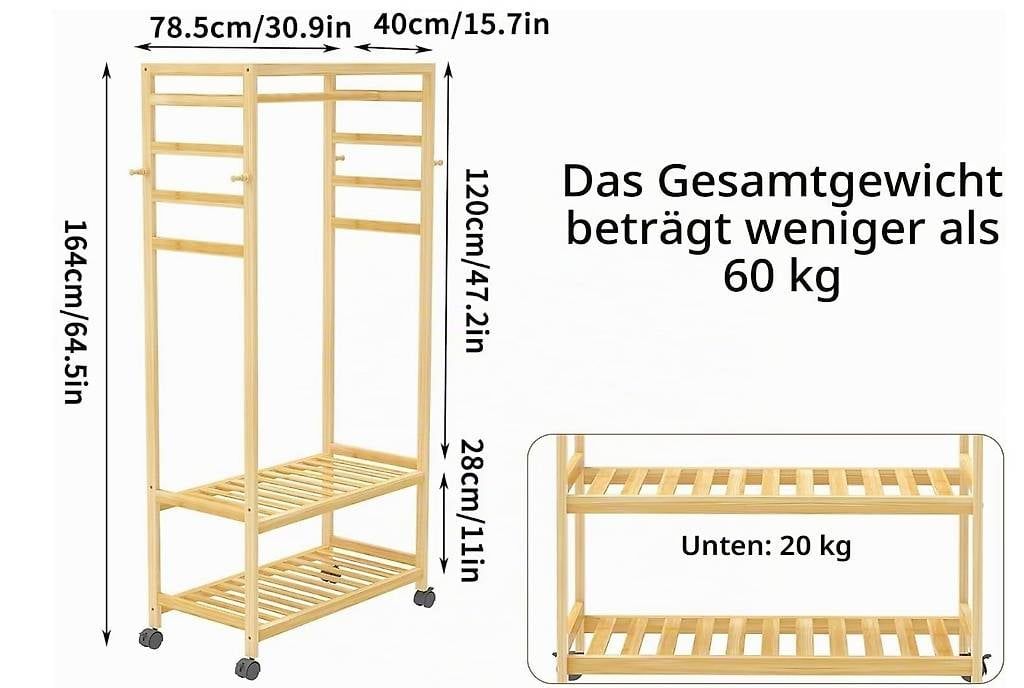 Guardaroba: Garderobenständer auf Rollen – Usato da Zürich venduto da simonvuille 1