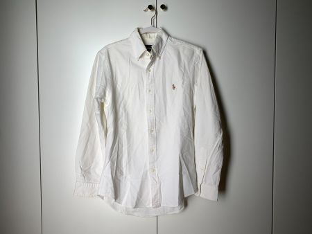 Polo Ralph Lauren Oxford Hemd Slim Fit, Weiss, Grösse S