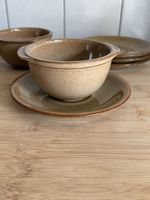 Geschirr Set, Vintage Look, Teller, Tasse