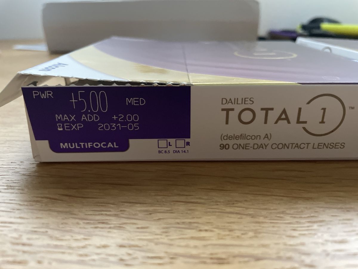 Kontaktlinsen: Dailies total 1 multifocal Kontaktlinsen – Neu (gemäss Beschreibung) aus Gommiswald von LeErJoCh01 1