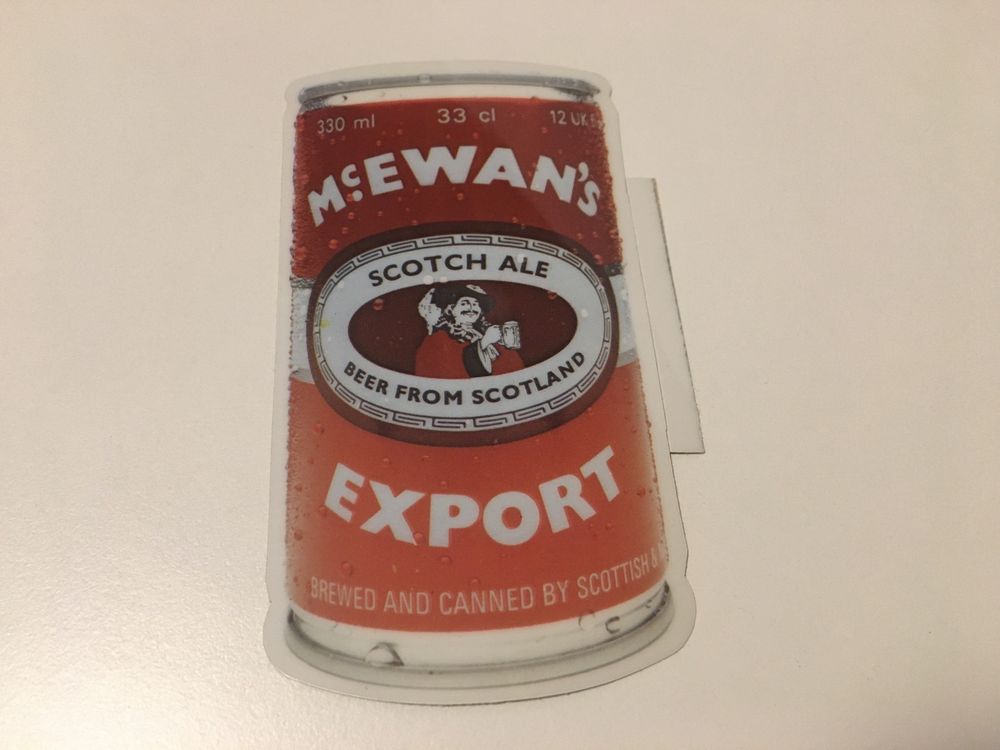 Sticker Aufkleber McEWAN’S EXPORT SCOTCH ALE Kaufen auf Ricardo