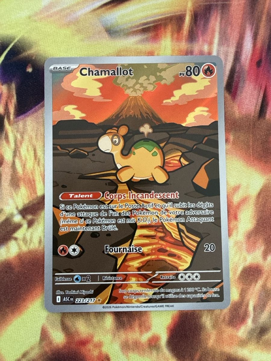 Pokémon Sammelbilder & Trading cards: Chamallot 223/217 - Héros Transcendants FR – Gebraucht aus Bonnefontaine von arnaud1.01