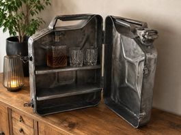 Whisky-Bar aus Kanister | Vintage