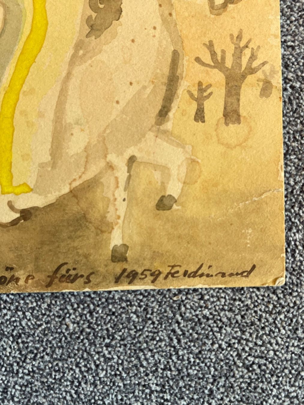Tableaux: Edwin Ferdinand Grosshardt (schweizerisch, 1901-1960) – D'occasion à Basel par Kaffee_und_Kunst 2