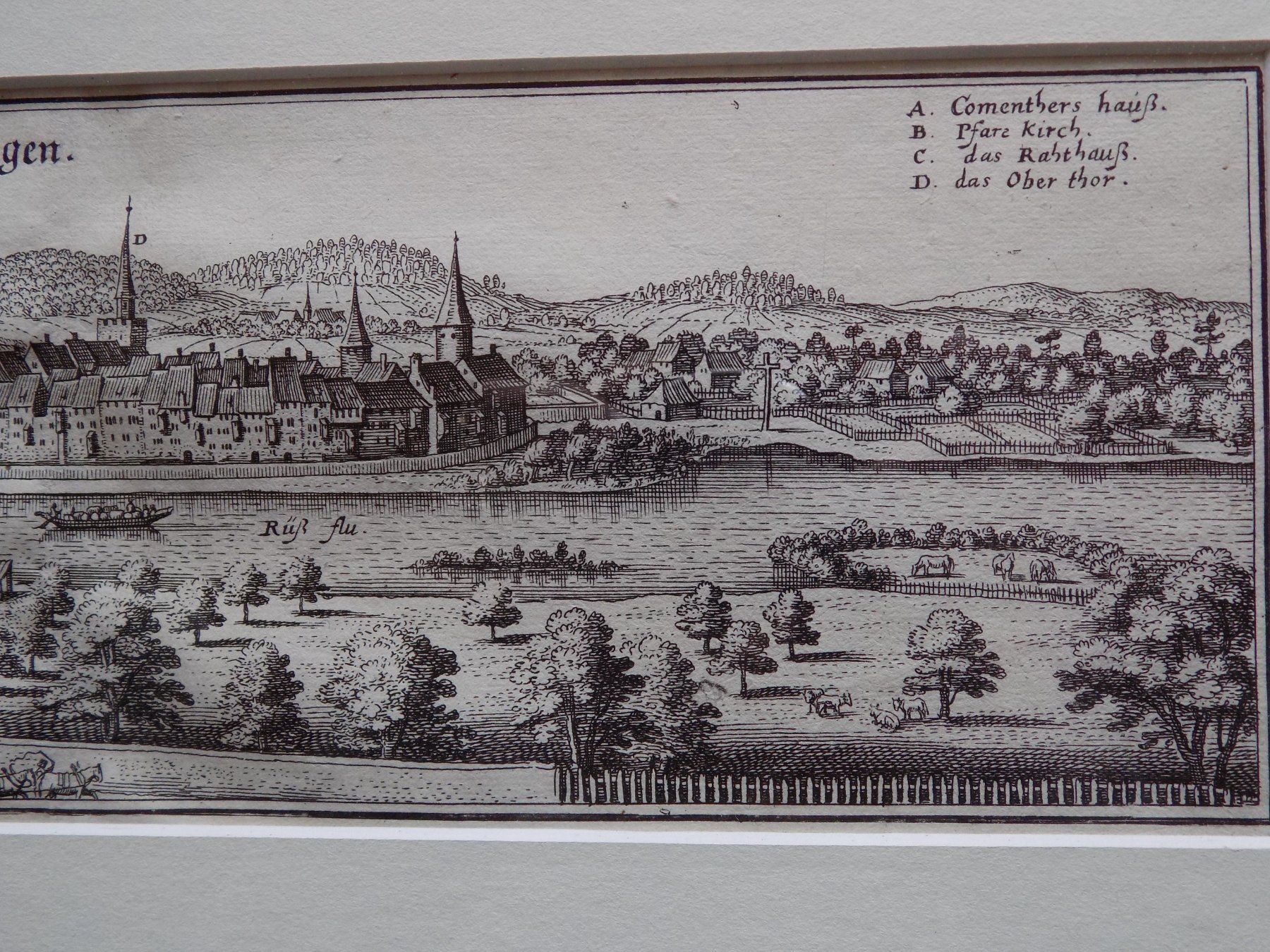 Incisioni: Mellingen Merian Goldrahmen – Usato da Risch venduto da Rischli15 5