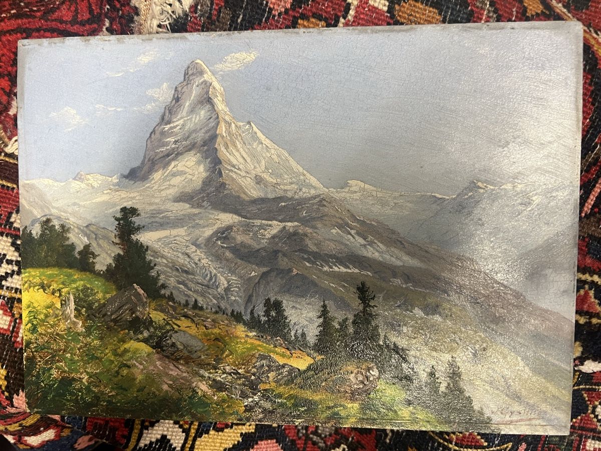 Dipinti: A. Gysling Matterhorn 20,5x29cm – Usato da Kriens venduto da Clevero 1