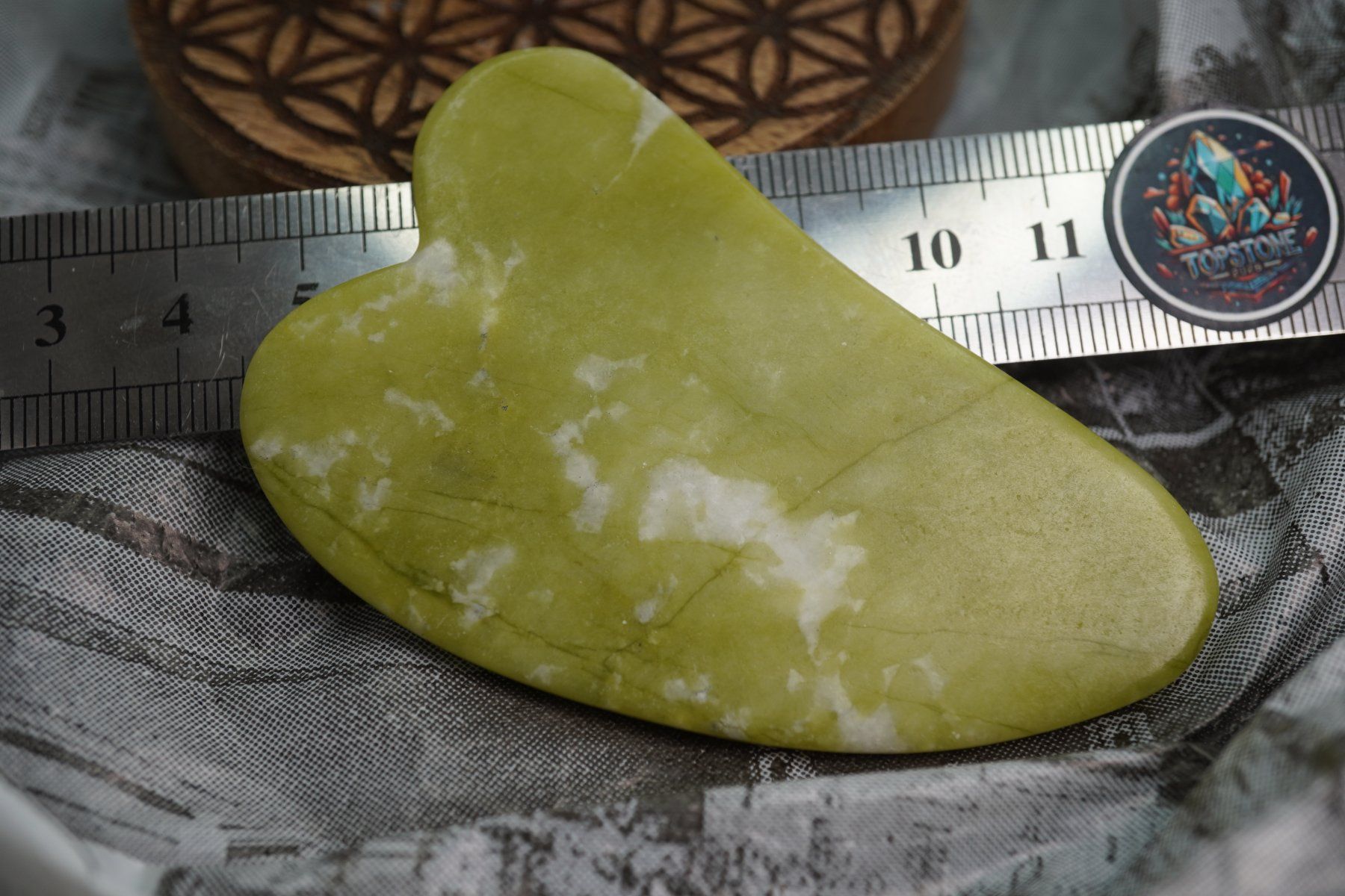 Minerali & Pietre curative: Gua Sha Massage-Stein Jade Grün ab 1.- – Nuovo e nell'imballaggio originale da Eschenbach SG venduto da topstone 6
