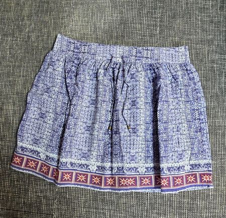 Indigo Collection Sommerrock, Gr. 38, Lila Muster, Top!