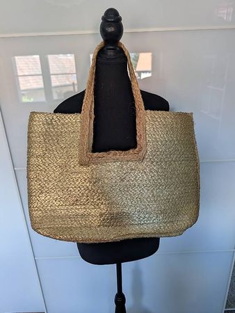 Goldene Strandtasche 🛍️ Sommer-Must-Have