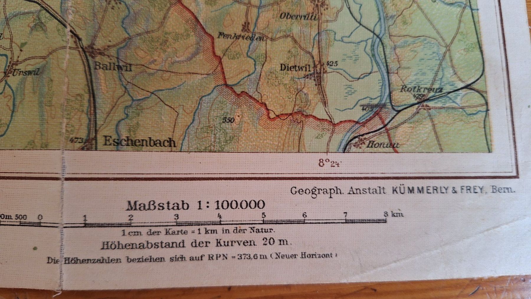 Cartine & Atlanti: Vintage Landkarten , Schülerkarten – Usato da Dornach venduto da majo8689 6