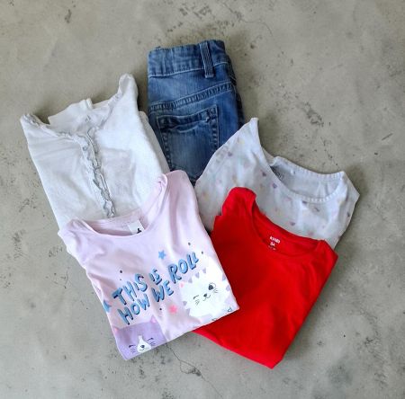 1062 – 5 pièces fille (Esprit…) 126-134 (7-9 ans)